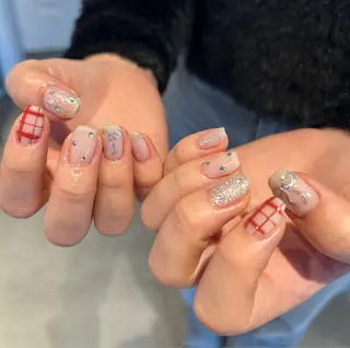 ネイル SEINA_ NAIL🐈‍⬛💗のネイルデザイン