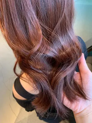 セミロング カラー 齋藤 みさきのヘアスタイル