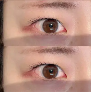 マツエク・マツパ 🎀モテ暖色× 艶カラーちな🎀のマツエク・マツパデザイン