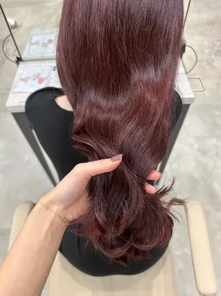 ロング カラー ブリーチなしカラー 🤍　Mihanaのヘアスタイル