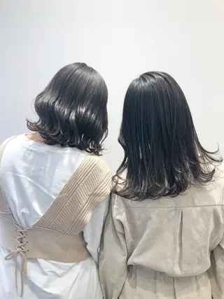 ミディアム カラー ヘアアレンジ メンズ キッズ stylist 🌸 kana.のヘアスタイル