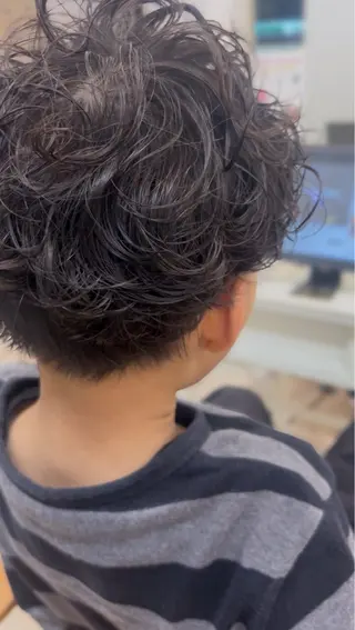 ショート パーマ 塚本/豊橋メンズ特化 パーマ、ヘッドスパのヘアスタイル