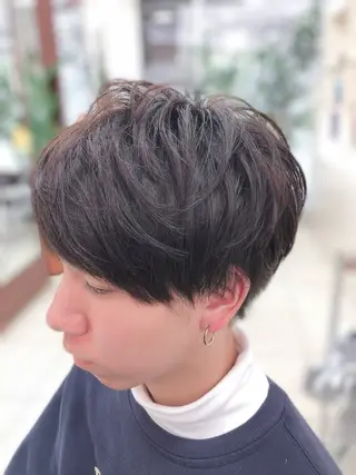 ショート メンズ 青木 稜のヘアスタイル