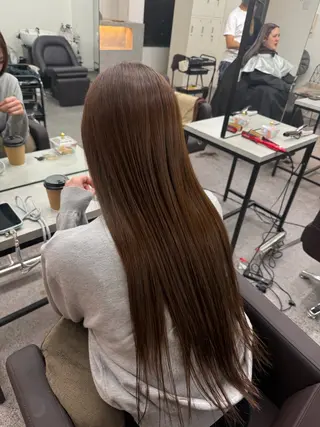 ロング カラー chill’nclan所属・〖clan〗 ෆ˚*Yᑌᑎᗩ໒꒱·のヘアスタイル