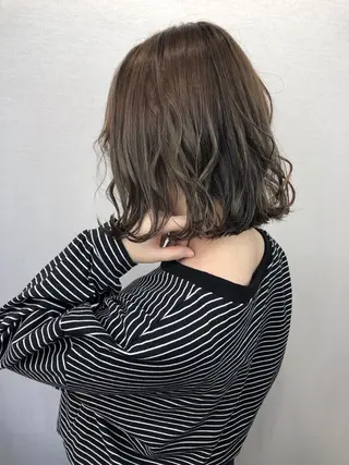 ミディアム カラー 🤍2nd🤍田所 美希のヘアスタイル