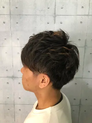 ショート パーマ 北脇 健治のヘアスタイル