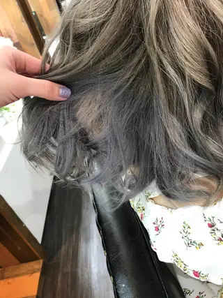 ミディアム カラー WEST OLAND 安藤のヘアスタイル