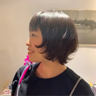 ショート コウノス マサコのヘアスタイル