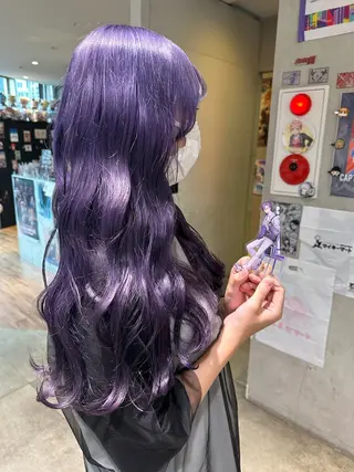 ロング カラー あらげ 🌈推しカラー🌈ᵕのヘアスタイル