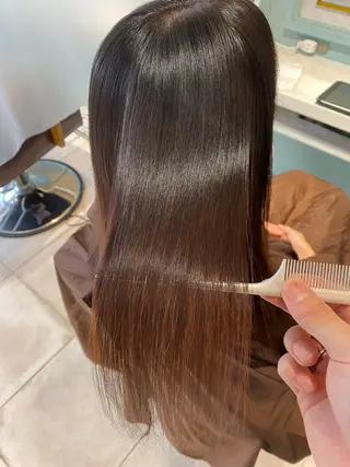 セミロング 小口 晃のヘアスタイル