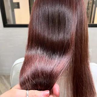 セミロング カラー 縮毛矯正×髪質改善 店長　DAITOのヘアスタイル