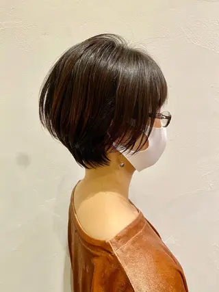 ショート カラー パーマ 🌼大人美人ショート 佐藤慎哉🌼のヘアスタイル