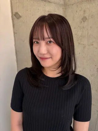 ミディアム 🌝ぷる艶ハイトーン 柔らかヘア🍅まあやのヘアスタイル