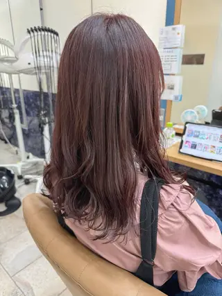 ロング カラー 🍒透明感カラー/ 艶カラー/さくら🍒のヘアスタイル
