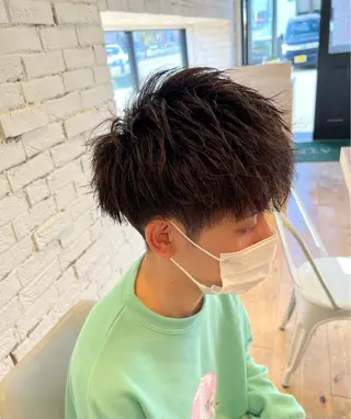 ショート 前田 輝のヘアスタイル