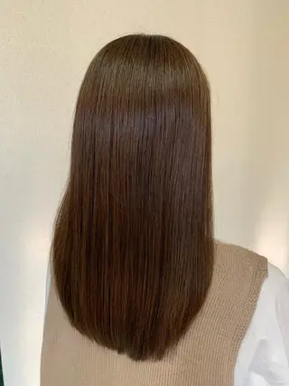 セミロング 髪質改善お任せ ください♪ひとみのヘアスタイル