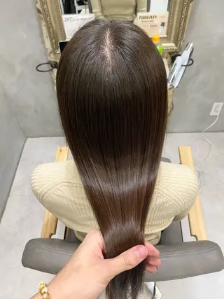 ロング カラー 髪質改善特化美容師 酸性ストレート近藤俊のヘアスタイル