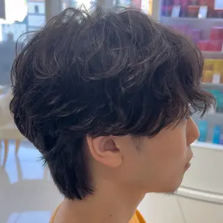 パーマ メンズ メンズ縮毛矯正 ♠️店長下平隼人のヘアスタイル