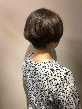 ショート メンズパーマ、カラー 大募集村上莉奈のヘアスタイル