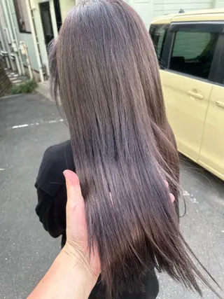 カラー ダブルスキルエクステ /羽エクステ白石宇由のヘアスタイル