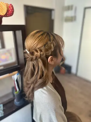 ヘアアレンジ sibelles セイロのヘアスタイル