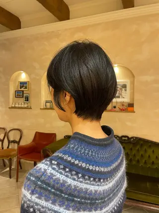 ショート ボブ ホノカのヘアスタイル