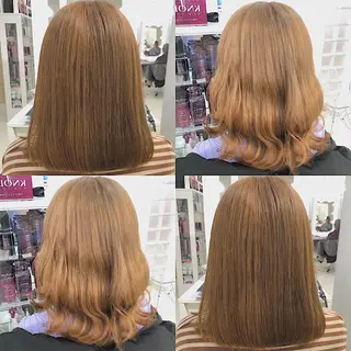 ミディアム カラー ブリーチなしカラー/ 髪質改善　　佐藤 豪のヘアスタイル