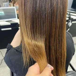 ロング カラー ヘアアレンジ メンズ Cielro/ダブル カラー/西田咲希のヘアスタイル