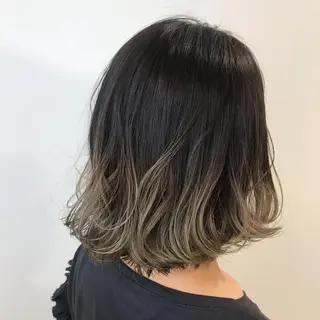 ミディアム ヤマシタ ミサキのヘアスタイル