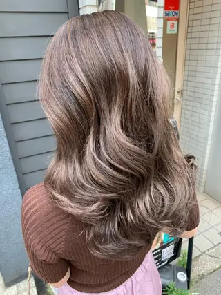 セミロング ✨縮毛矯正✖︎顔周り レイヤー✨ナカムラのヘアスタイル
