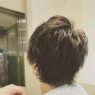 ショート CUETOGOSHIKOEN所属・舛添 龍一のヘアスタイル