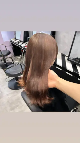 ミディアム 縮毛矯正・髪質改善 特化 出納 直起のヘアスタイル
