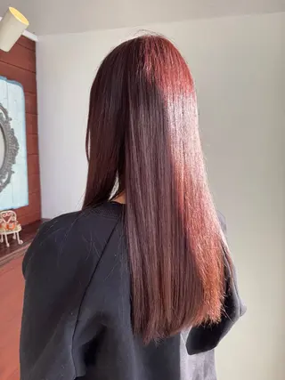 ロング カラー 大塚 しおりのヘアスタイル