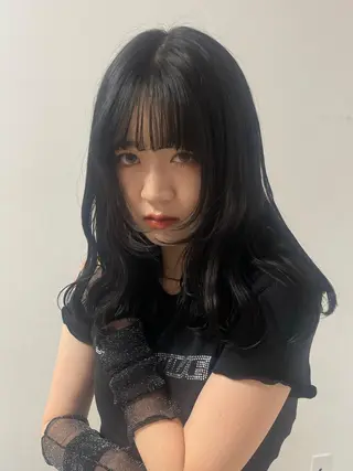 ロング コトミ【メンズ】 【曲がる縮毛矯正】のヘアスタイル