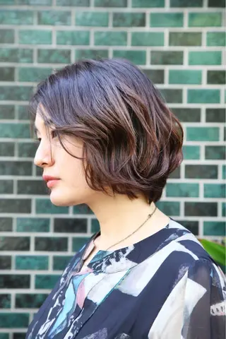 ショート 美艶ボブ 石井一成のヘアスタイル