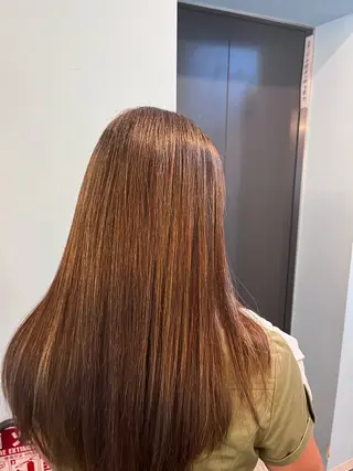 ロング カラー 平田 晟也のヘアスタイル