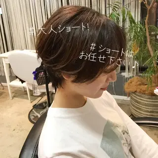 ショート 美髪❣️縮毛矯正/ 髪質改善✨/山本のヘアスタイル