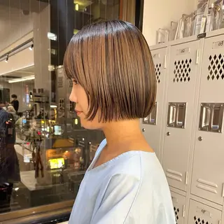 ショート カラー 初めてのショート お任せください✂️のヘアスタイル