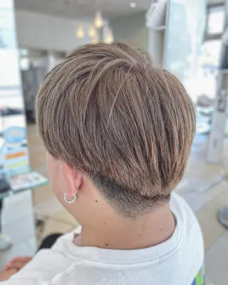 ショート 兼元 優也のヘアスタイル