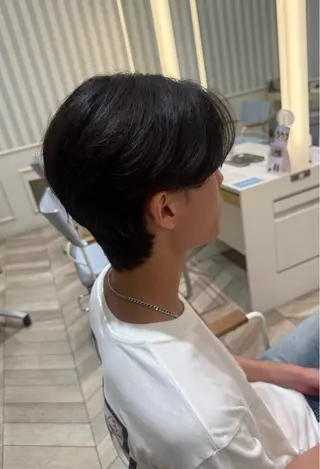 パーマ メンズ 透明感カラー🫧 幕内梨乃亜のヘアスタイル