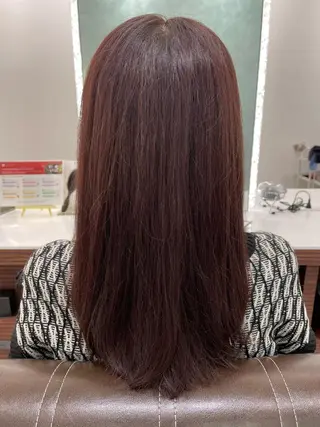 ミディアム カラー ＊ロングモデル＊ 清水菜穂香のヘアスタイル