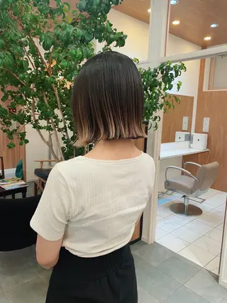 ショート カラー パーマ 🍃服部 雅哉🍃銀座◎のヘアスタイル