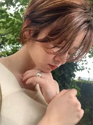 ショート カラー 垣内 征斗のヘアスタイル