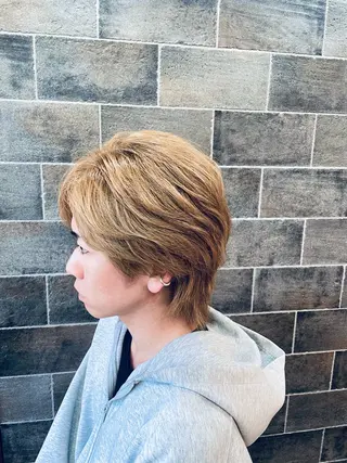 ショート カラー メンズ メンズヘア⚜️志村 哲也⚜️のヘアスタイル