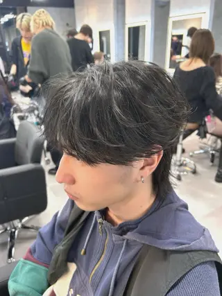 ショート カラー パーマ メンズ メンズ特化 👑YUTAのヘアスタイル