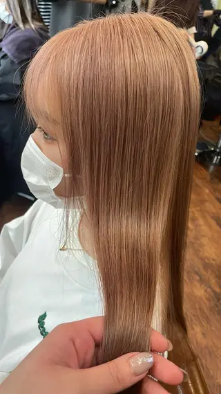 ロング 札幌大通/メンズ/ 縮毛矯正•髪質改善のヘアスタイル