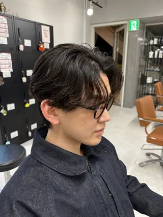 パーマ メンズ メンズパーマ特化 園田　楓莉のヘアスタイル