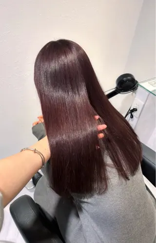 ロング カラー 表参道♡暗髪♡ 艶カラー♡アユミのヘアスタイル