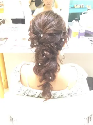 ヘアアレンジ toyota umiのヘアスタイル