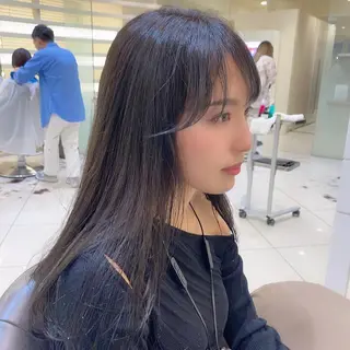 ロング カラー パーマ 【髪質改善】 梅田　聡のヘアスタイル